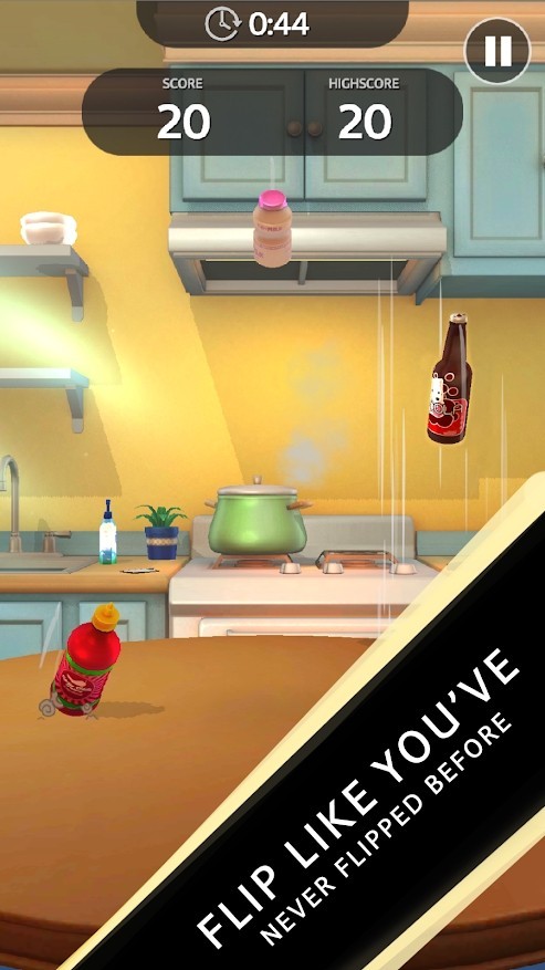 瓶子翻转游戏app