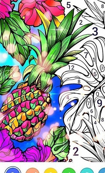 填色