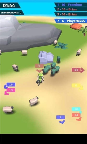 拥挤的小球