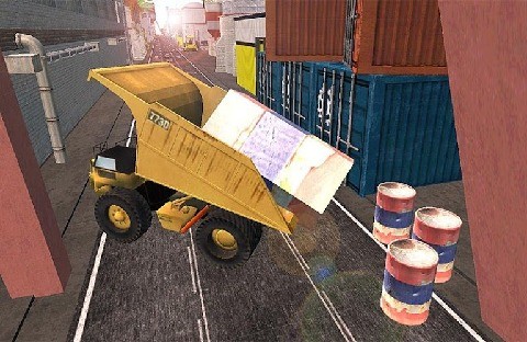 自卸车3D停车