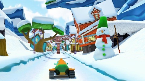 模拟雪地赛车