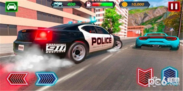 警车漂移模拟
