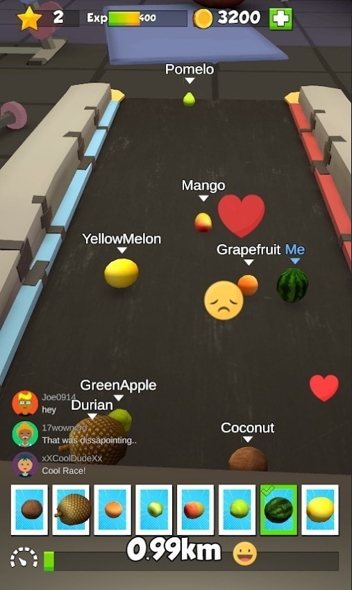 Treadmill Race Cars