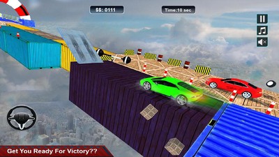 高空赛道不可能的特技竞赛3D