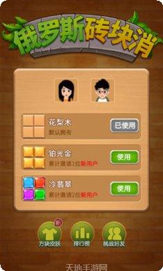 俄罗斯砖块消除游戏