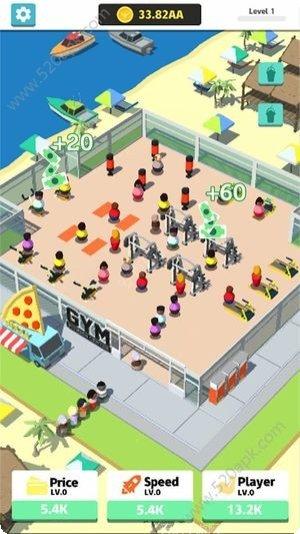 放置健身锻炼游戏角色