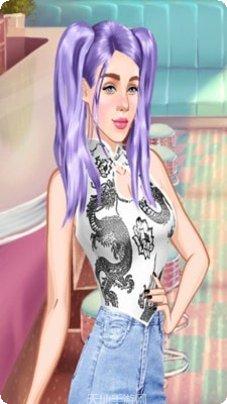 时尚公主模特装扮挑战