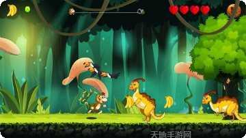 丛林猴子奔跑技巧