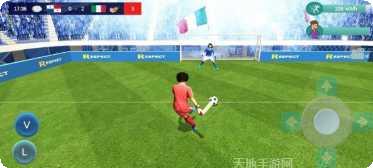 守门员前锋足球竞技