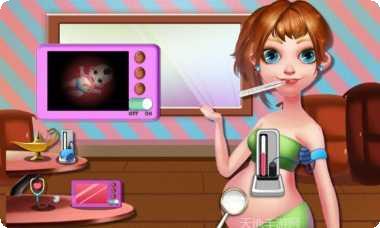 公主妈妈照顾双胞胎宝宝玩法