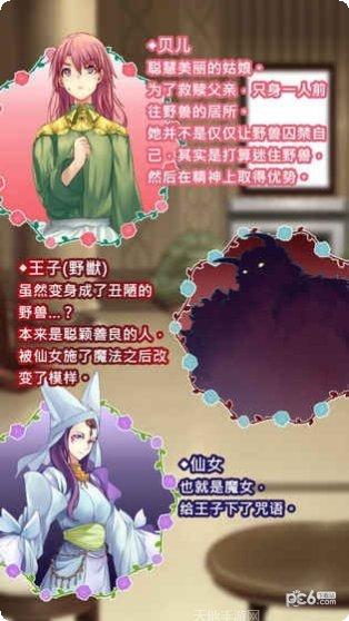美女与沉默的野兽角色扮演