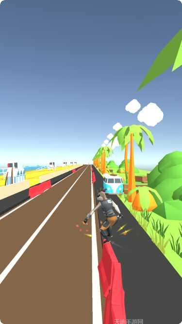 滑板跑步3D玩法介绍