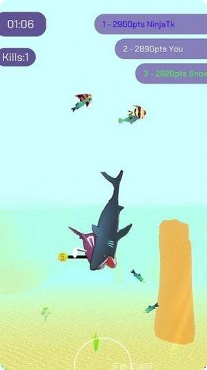 鲨鱼狩猎冒险游戏