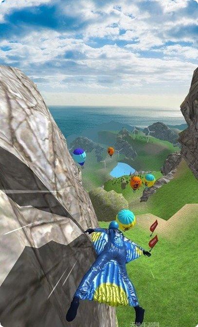 Base Jump Wing Suit Flying高空跳跃