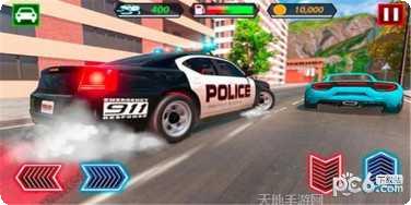 警车漂移大战比赛视频