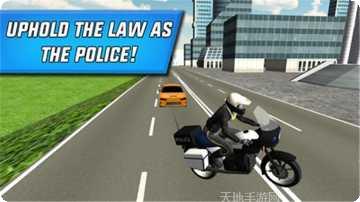 警察摩托公路赛车玩法攻略