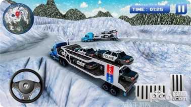 越野警车运输车模拟驾驶