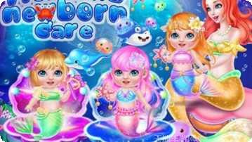 美人鱼公主梦幻美妆玩法