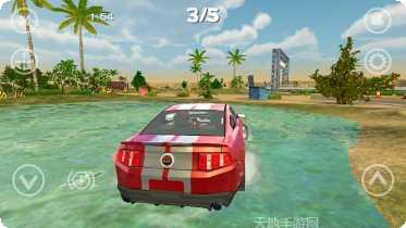 越野赛道冲刺赛车比赛