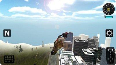 城市摩托比赛玩法