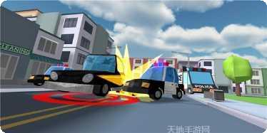 方块警车追逐关卡解析