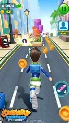 地铁公主赛跑者冲浪游戏攻略