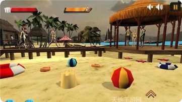 海滩救援训练模拟