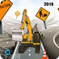道路施工挖掘机