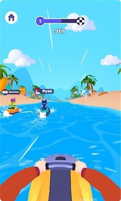 水上摩托驾驶竞速