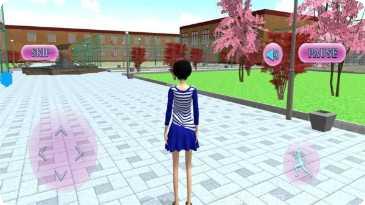 樱色校园女孩换装搭配