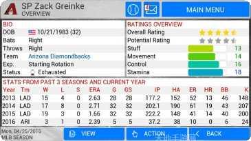 MLB9局职棒19角色介绍