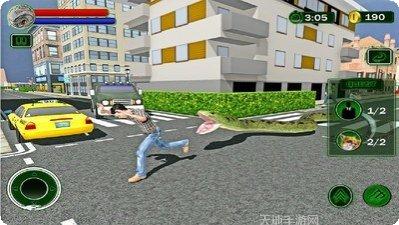 蟒蛇大战霸王龙攻略