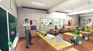 虚拟高中学校女孩校园冒险
