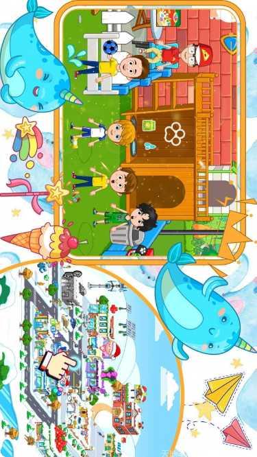 迷你生活学校建筑装饰