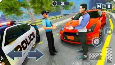 公路警车追逐破解版
