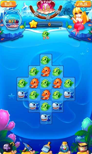 美人鱼传说海底消消乐技巧分享