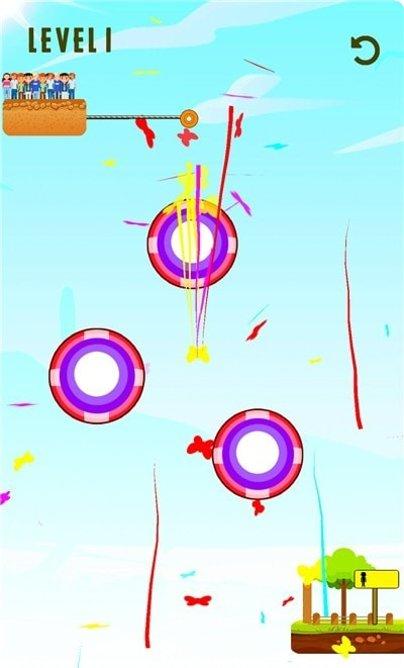空中飞索绳冒险游戏