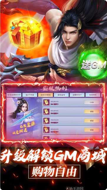 莽荒纪BTGM开局1W充礼包