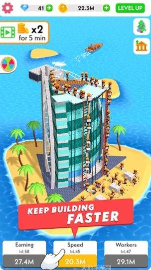 闲置建造世界著名建筑模拟游戏