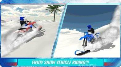 3D冬季雪地车最新版本