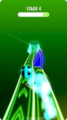 霓虹灯骑士驾驶冒险