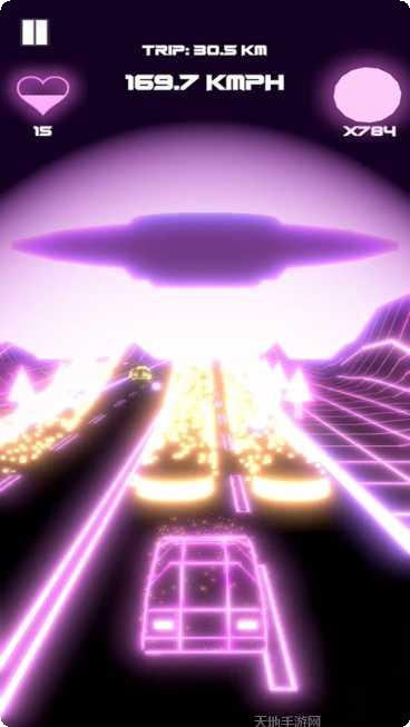 霓虹灯骑士驾驶挑战