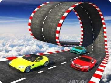空中坡道汽车驾驶挑战