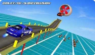 空中坡道汽车特技表演