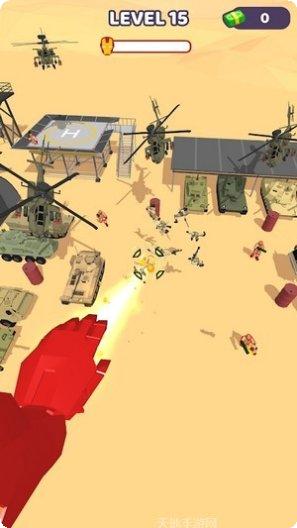 钢铁人城市射击玩法