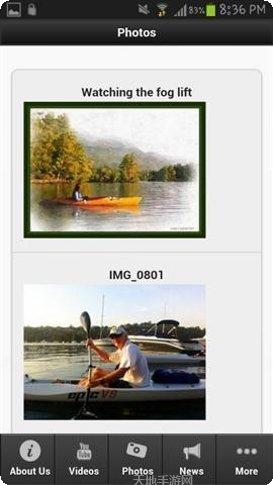 皮划艇水上运动