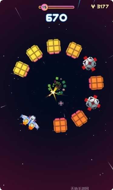 像素宇宙飞船探索