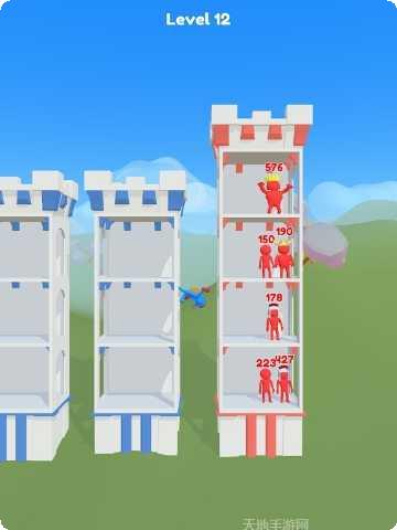 人类推塔玩法