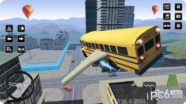 飞行巴士极限城市特技玩法介绍