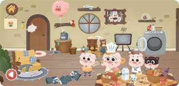 三只小猪和恶狼益智解谜